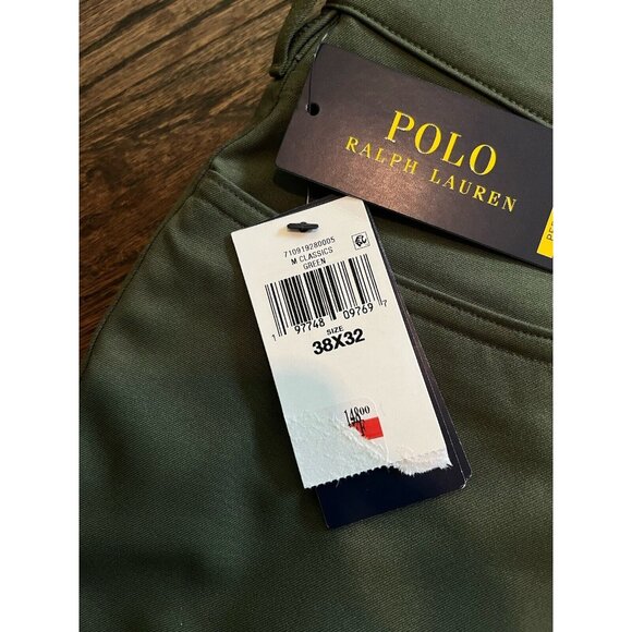 NWT Ralph Lauren Polo Stretch Active Fit Performance Pant Green Sz 38 x 32 $148 - Picture 4 of 10